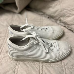 Rothy’s The Lace Up in Bright White women size 8